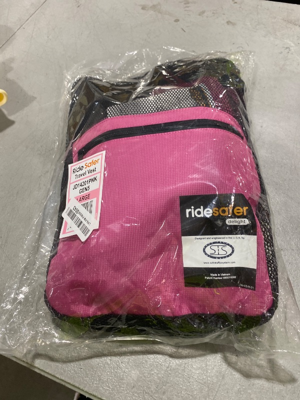 Photo 1 of Safe Traffic System Ride Safer Travel Vest Gen 5, Large, (pink) 