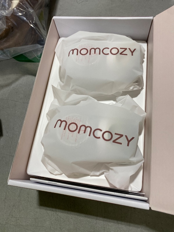 Photo 1 of Momcozy Hands-Free Breast Pump S12 Pro, Wearable & Portable Pump with Soft DoubleFit Flange, 3 Modes | 9 Levels Double Electric Pump, Smart Display, 24mm, 2 Pack, Cozy Grey sea (was sealed)