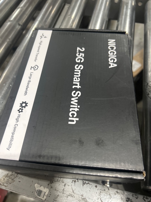 Photo 1 of 10 Port 2.5Gb Unmanaged Ethernet Switch with 8* 2.5G Base-T Ports + 2* 10G SFP+ Ports. NICGIGA 8 Port 2.5Gbps Network Switch for 2.5Gbps NAS/PC, WiFi6 Router, Wireless AP. Fanless Design.