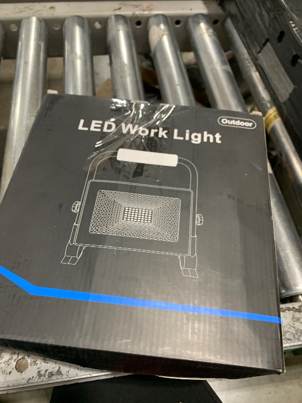 Photo 1 of LTE 50W LED Work Light, 4300LM 500W Equivalent Portable Light IP66 Waterproof Outdoor Flood Lights 16.4FT Cable with Plug Switch, 5000K Daylight, Adjustable Job Site Lighting for Garage Workshop