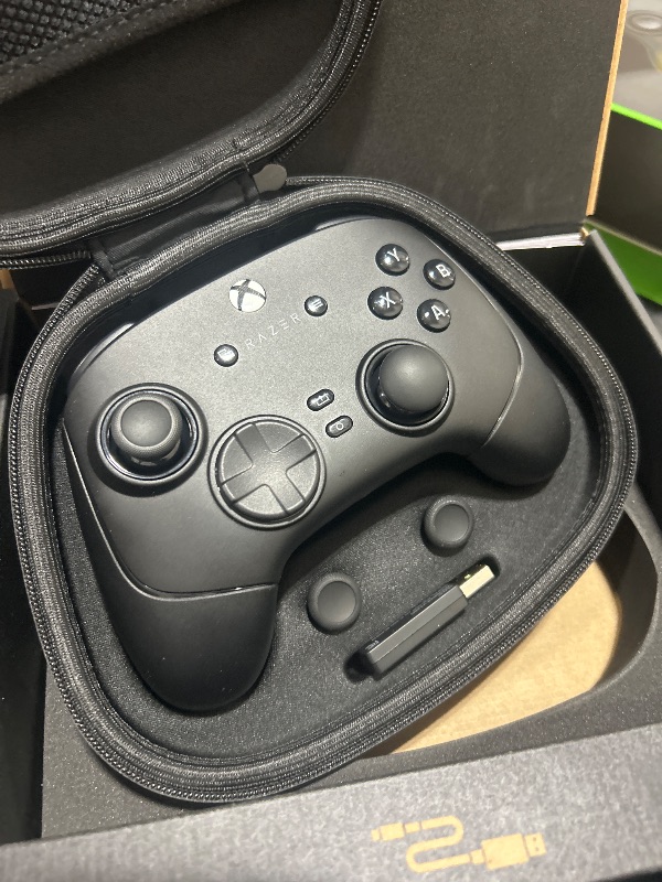 Photo 1 of Razer Wolverine V3 Pro Wireless Gaming Controller: Licensed for Xbox Series X|S, Xbox One, Windows PC - 6 Remappable Buttons - Fast Triggers - Customizable Thumbsticks - Wired Tournament Mode - Black