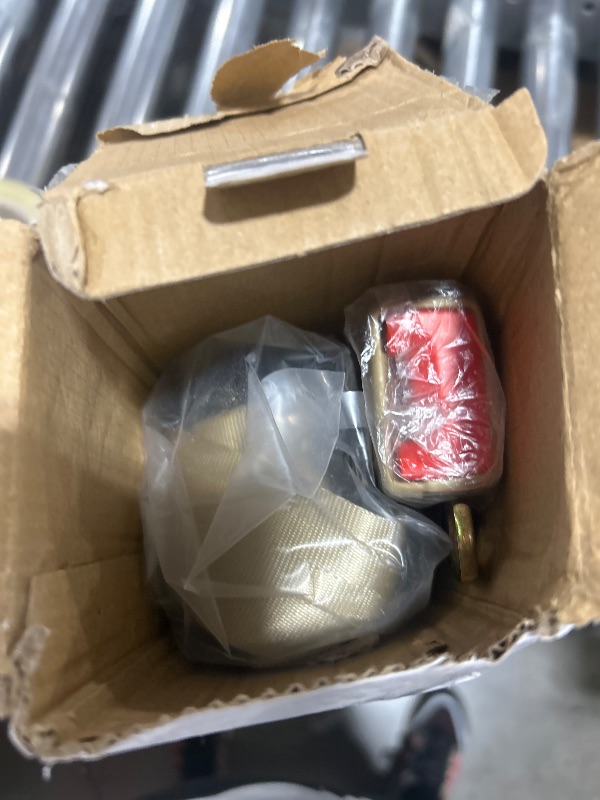 Photo 1 of 2 Pack 3 pt Pads Adjustable Retractable Straps Cover Universal Replacement Set for Golf Cart,Go Kart,Minivan Van,SUV,UTV, VR,Pickup,Truck for Modification Belt Protective Covers Kit (Beige)