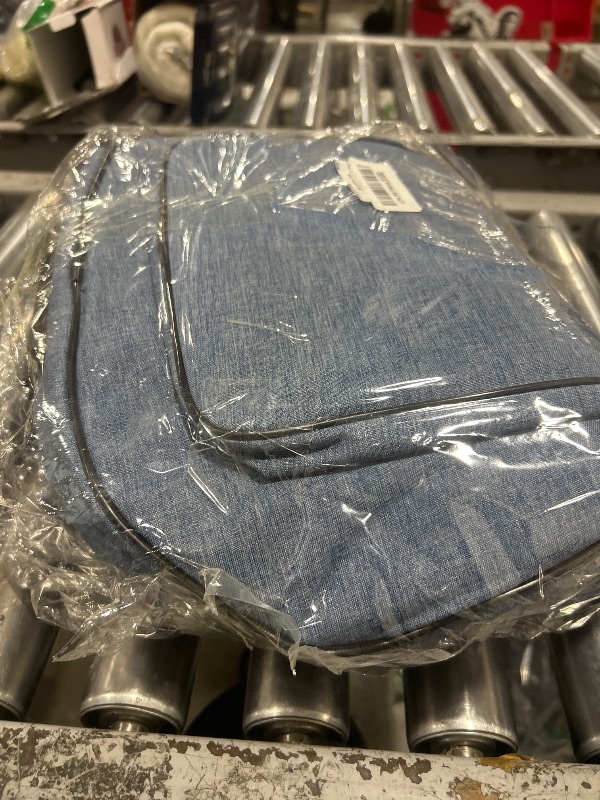 Photo 1 of 0.4in Thick Padding Backpack Soft Electric Guitar Gig Bag Padded Guitar Case Adjustable Shoulder Strap Gig Bag with Back Hanger Loop Electric Guitar Case (Multiple Pockets Blue)