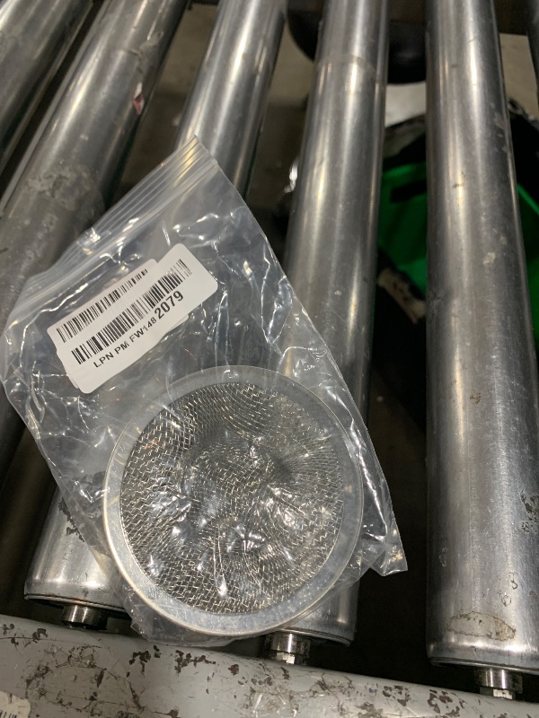 Photo 1 of 2pcs Heavy Duty Stainless Steel Slop Basket Filter Trap,3.54" Top / 1.65" Mesh Metal Sink Strainer,Perfect for Kitchen Sink/Bathroom Bathtub Wash Basin Floor Drain Balcony Drain Hole,Utility