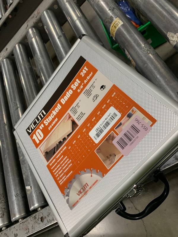 Photo 1 of 10'' Stacking Dado Blade Set, 24-Tooth, 5/8-Inch Arbor, 23 Pieces