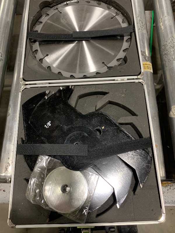 Photo 1 of 10'' Stacking Dado Blade Set, 24-Tooth, 5/8-Inch Arbor, 23 Pieces