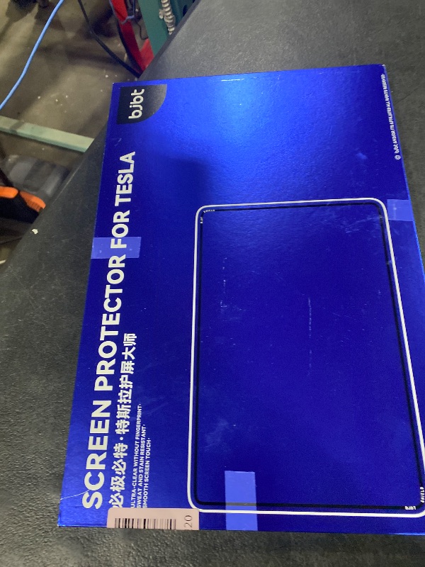 Photo 1 of BJBT Tempered Glass Screen Protector for Tesla Model Y Juniper Accessories 2025/2026 & for Tesla Model 3 (2024/2025/2026) 15.4 Inch, Tempered Glass Case with Protective Frame, HD & 9H Anti-Scratch