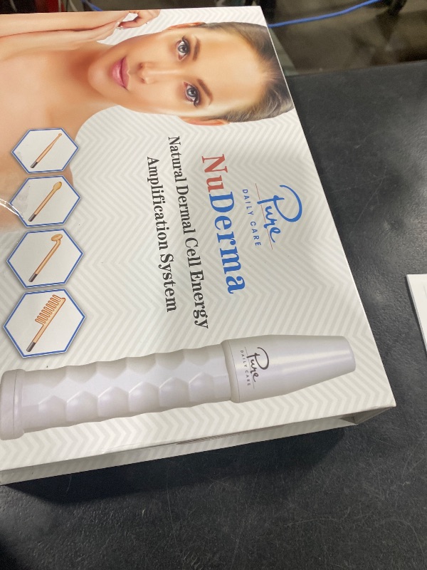 Photo 1 of Pure Daily Care NuDerma Handheld Skin Therapy Wand Machine w/Neon – Anti-Aging - Skin Tightening - Wrinkle Reducing - Dark Circles – Clarifying - Hair & Scalp Stimulator