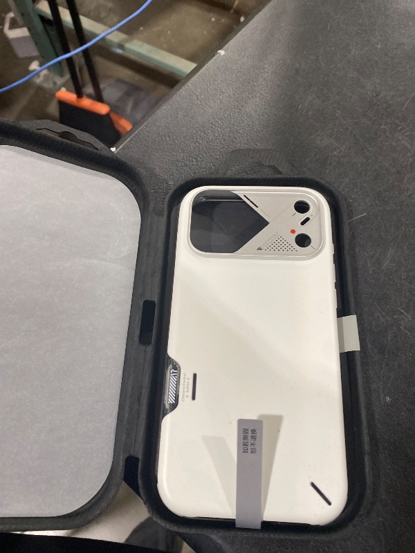 Photo 1 of Aulumu A17 Shockproof iPhone 17 Pro Max Case | with Camera Control | CoolHyper | Aluminum Alloy Camera Frame | Multi-Layer Composite Protection - White