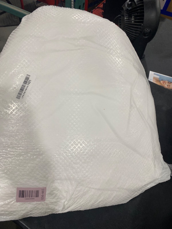 Photo 1 of Hotel Grand Luxury White Goose Feather Down Fiber Comforter Full Queen Size, 100% Cotton All Season Duvet Insert Queen, Medium Warmth Bedding Comforter with 8 Corner Loops, White 90x90 Inch