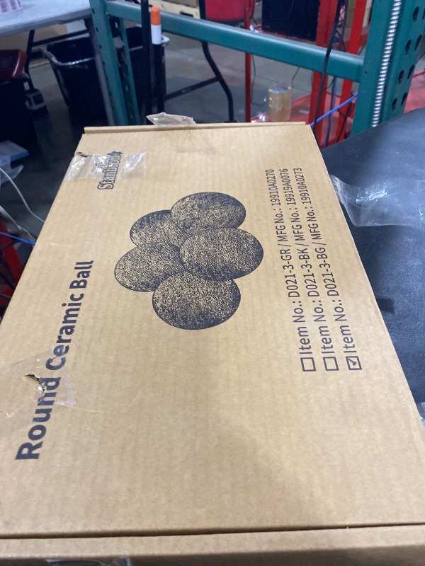 Photo 1 of Stanbroil Ceramic Balls - 3” Round Fire Stones for Fire Pit Fire Bowl and Fireplace - Set of 15, Beige