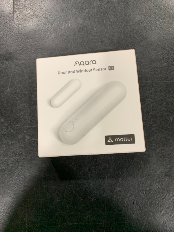 Photo 1 of Aqara Door and Window Sensor P2, Matter Over Thread, Requires Thread Border Router, Contact Sensor with Remote Alarm and Local Automation, Supports Apple Home, Google Home, Alexa