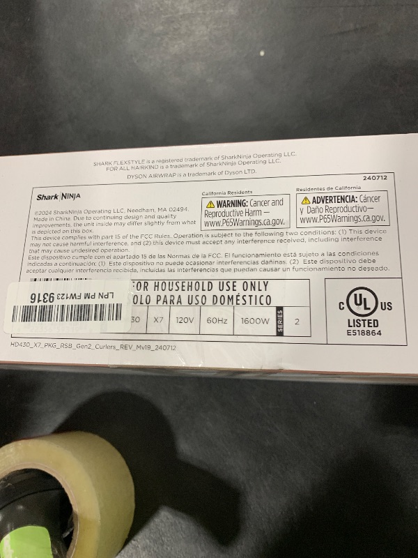 Photo 1 of Shark FlexStyle Air Styling & Drying System, Powerful Hair Dryer Brush & Multi-Styler with Auto-Wrap Curlers, Paddle Brush, Oval Brush, Concentrator Attachment, Stone, HD430