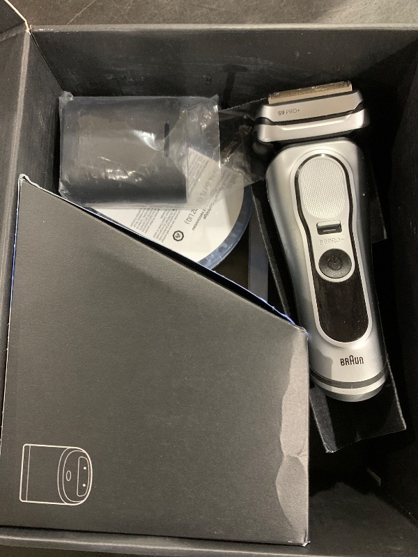 Photo 1 of Braun Series 9 PRO+ Electric Shaver, Wet & Dry Razor, Pro SensoAdapt, 6in1 SmartCare Center, 9697CC, Silver