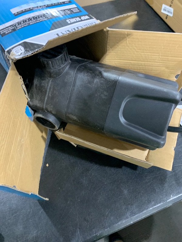 Photo 1 of Little Giant WGP-95-PW 115 Volt, 4280 GPH Dual Discharge Direct Drive Submersible Waterfall and Pond Pump, Black, 566407