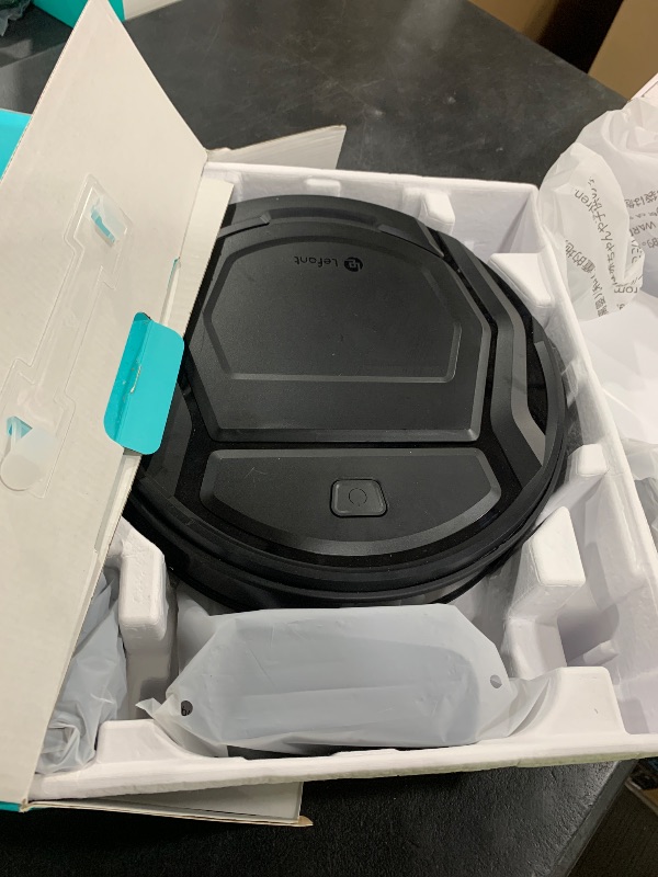 Photo 1 of Lefant Robot Vacuum Cleaner M210 Pro,Slim,Quiet,2200Pa Suction,120 Min Self-Charging Robotic Vacuums, Freemove 3.0,WiFi/APP/Alexa,6 Cleaning Modes Ideal for Hard Floors Pet Hair Low Carpet,Black