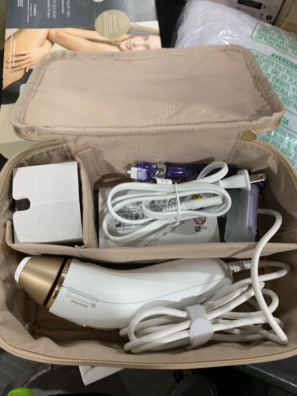 Photo 1 of **USED, INCOMPLETE** Braun IPL, Silk·Expert Pro 5, IPL Hair Removal for Women and Men, Permanent Laser Hair Reduction At-Home, 2 Heads, Pouch, IPL5137