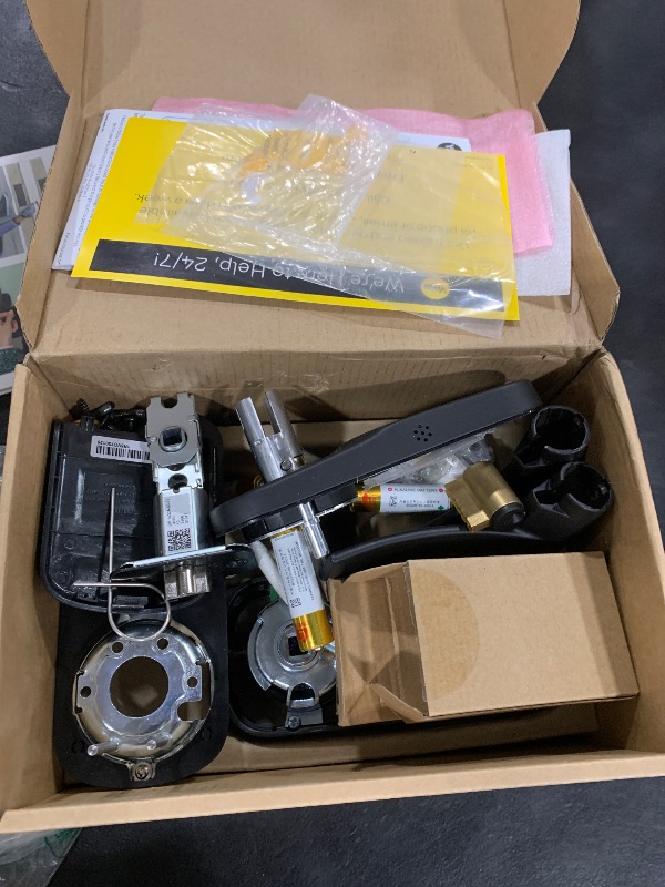 Photo 1 of Yale Assure Lever, Black Suede Wi-Fi Connected Touchscreen Smart Keypad Door Lock with Handle for Front Entry Door, YRL226-WF1-BSP