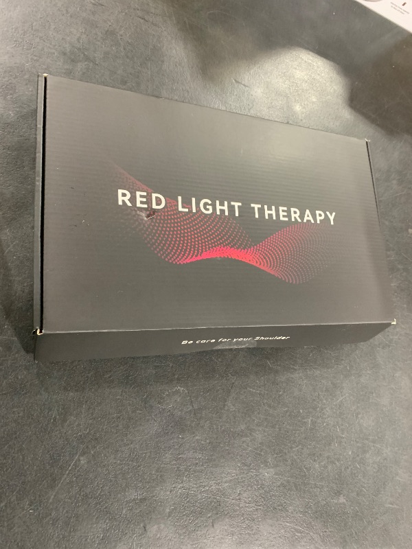 Photo 1 of **NONFUNCTIONAL, PARTS ONLY** Viconor Red Light Therapy for Shoulder Pain Relife, Infrared Light Therapy for Body, Improve Joint Muscle? 660nm&850nm Red Light Shoulder Wrap with Massage, Black1