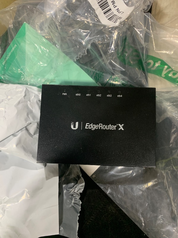 Photo 1 of Ubiquiti Networks ER-X EdgeRouter X 4-Port Gigabit Router w/ Power Adapter (Renewed)