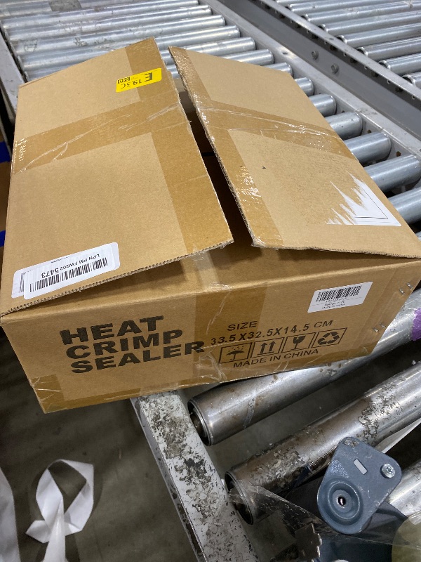 Photo 1 of FunSealer Crimp Heat Sealer, Mylar Bag Sealing Machine for Snack Bags Kraft Paper Bags Food Storage 8" FKR200