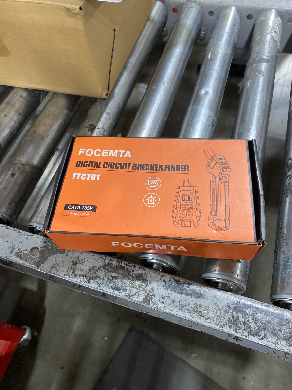 Photo 1 of Focemta Circuit Breaker Finder & GFCI Outlet Tester with Digital LCD Display, 90-135V Electrical Circuit Tracer Tool for Electricians/DIY – Lightweight (Includes Batteries & Carrying Case)