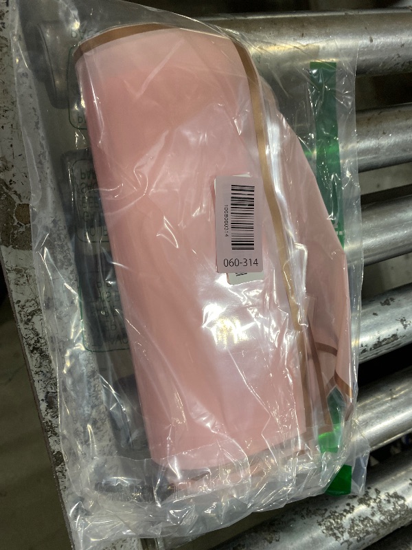 Photo 1 of ,MISSING RIBBON----------------------- ----------Jutieuo 50 PCS Pink Flower Bouquet Wrapping Paper, 17.8 x 11.2 Inch Clear Front Bouquet Bags Plastic Flower Sleeve Gift Bag with Ribbons for Florist Flower Bar Supplies