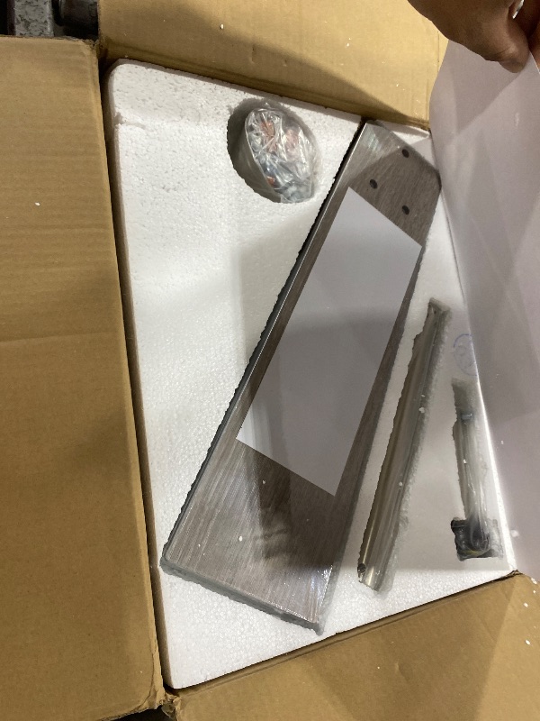 Photo 1 of YOUKAIN 48 Inch Ceiling Fans with Lights, Farmhouse Ceiling Fans with Wall Switch and Remote Control, 5-Reversible, Brushed Nickel Finish, Outdoor Ceiling Fan for Cover Patio, 48-YJ632-BNW-WS