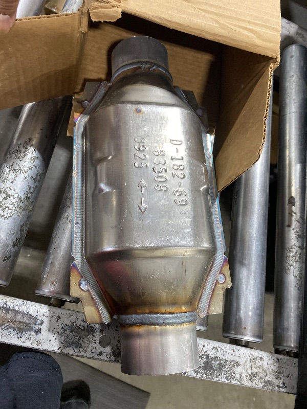 Photo 1 of DRiV Walker CalCat Catalytic Converter - 83508 - Stainless Steel Body & Aluminized Pipe Design - Heavy Duty Converter