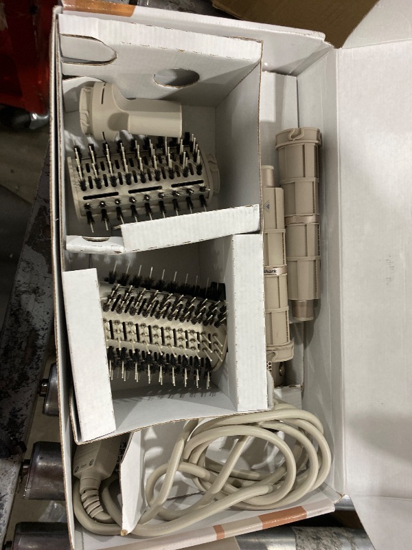 Photo 1 of Shark HD430REF (Refurbished) FlexStyle Air Styling & Drying System, Powerful Hair Dryer Brush & Multi-Styler with Auto-Wrap Curlers, Paddle Brush, Oval Brush, Concentrator Attachment, Stone (Renewed)