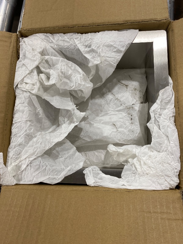 Photo 1 of AEGIFT Drop-in Trash Chute - 304 Stainless Steel Square Built-in Countertop Waste Trash Grommet (220MM)