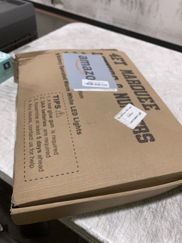 Photo 1 of Pooqla 4 FT Light Up Marquee Numbers, Black Marquee Number Lights 4 Feet Tall for 8th 18th 80th Birthday, Giant Letter Big Mosaic Numbers for Balloons Party Anniversary Wedding Decorations, Number 8