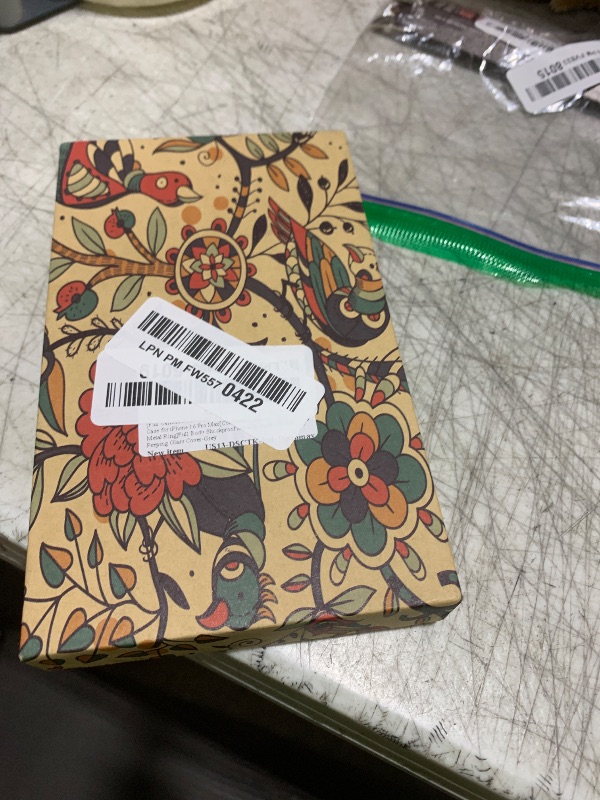 Photo 1 of [Full Camera Protection& Mechanical Lock]Magnetic Privacy Case for iPhone 16 Pro Max[Compatible with MagSafe] [CD Metal Ring]Full Body Shockproof Metal Bumper, 9H Anti Peeping Glass Cover-Grey