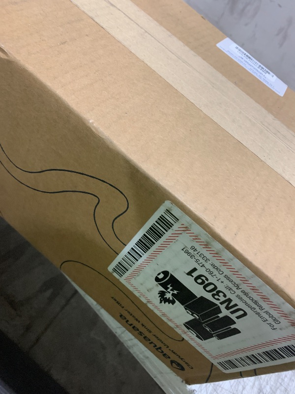 Photo 1 of Aquasana Under Sink Water Filter System - Reduces PFAS, Lead, & Chlorine in Drinking Water - Under Counter Claryum Filtration for Kitchen - 2-Stage - Brushed Nickel Faucet - AQ-5200.55