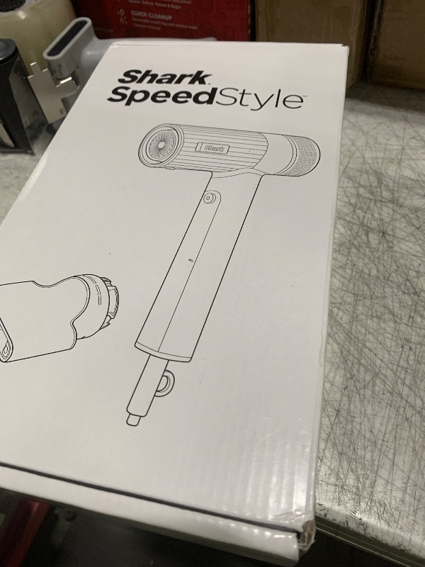 Photo 1 of Shark SpeedStyle Essential High-Velocity Dryer with Concentrator, Lightweight, Ionic, No Heat Damage, Best for Straight and Wavy Hair, Silk HD301