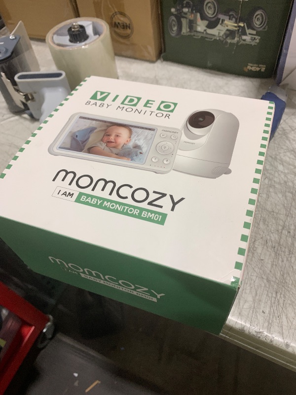 Photo 1 of Momcozy Video Baby Monitor, 1080P 5" HD Baby Monitor with Camera & Wall Mount, Infrared Night Vision, 5000mAh Battery, 2-Way Audio, Temperature Sensor, Lullabies, 960ft Range, Ideal for New Moms, BM01