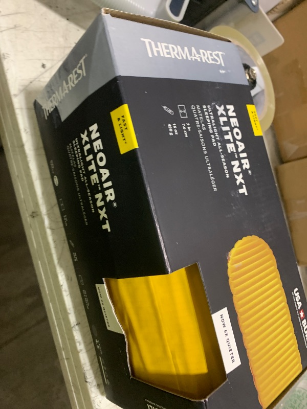 Photo 1 of Therm-a-Rest NeoAir Xlite NXT Ultralight Camping and Backpacking Sleeping Pad, Solar Flare, Regular Wide