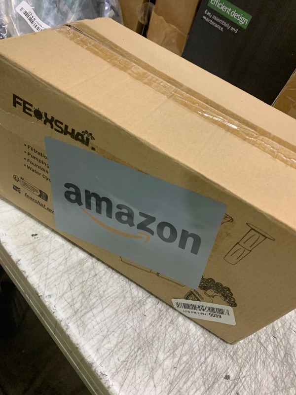 Photo 1 of FEOXSHAL Pond Filters for Outdoor Ponds, 820 GPH Pond Filter with Fountain Pump Kits, 60W Pond Pump and Filter Kit for Koi Pond Clean, Garden Fountains, Waterfall