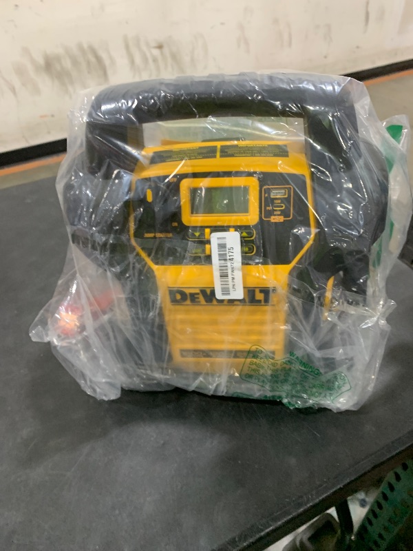 Photo 1 of DEWALT DXAEJ14 Digital Portable Power Station Jump Starter - 1600 Peak Amps with 120 PSI Compressor for Tires, Sports Equipment & Bikes, 15W USB-A and 25W USB-C Power