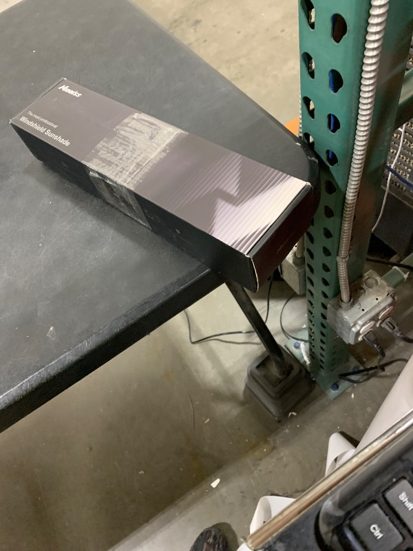 Photo 1 of [Upgraded] Nmoiss Windshield Sun Shade Umbrella - [Vinyl Coating Heat Shield] Protect Car from Sun Rays & Heat Damage Keep Cool and Protect Interior, Spring Structure Edge Medium 56" L x 31" W