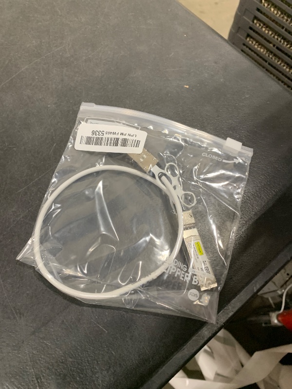 Photo 1 of [White] Colored 10G SFP+ DAC Cable - 32AWG Twinax SFP Cable for Cisco SFP-H10GB-CU0.25M, Ubiquiti UniFi, D-Link, Supermicro, Netgear, Mikrotik, Fortinet, 0.25-Meter(0.82ft)