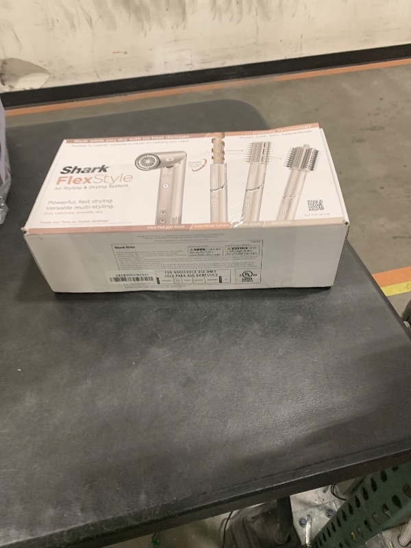 Photo 1 of Shark FlexStyle Air Styling & Drying System, Powerful Hair Dryer Brush & Multi-Styler with Auto-Wrap Curlers, Paddle Brush, Oval Brush, Concentrator Attachment, Stone, HD430