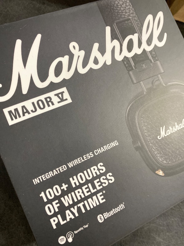 Photo 1 of Marshall Major V On-Ear Wireless Bluetooth Headphones - Black