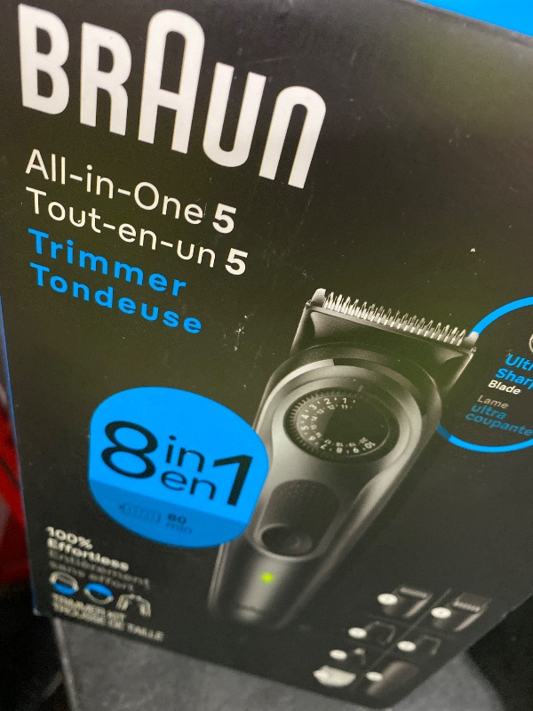 Photo 1 of Braun All-in-One Style Kit Series 5 5471, 8-in-1 Trimmer for Men with Beard Trimmer, Body Trimmer for Manscaping, Hair Clippers & More, Ultra-Sharp Blade, 40 Length Settings, Waterproof