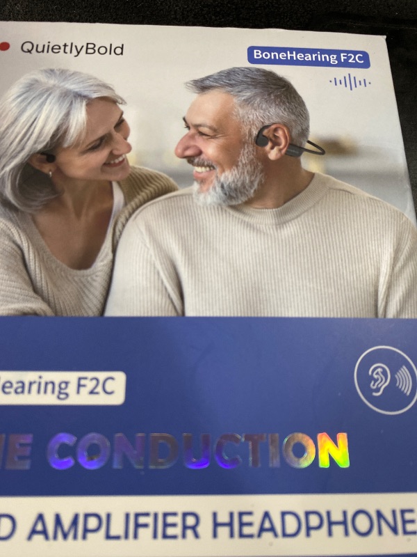 Photo 1 of QuietlyBold CORE Bone Conduction Sound Amplifier – Open-Ear Personal Listening Wearable for Clearer Conversations