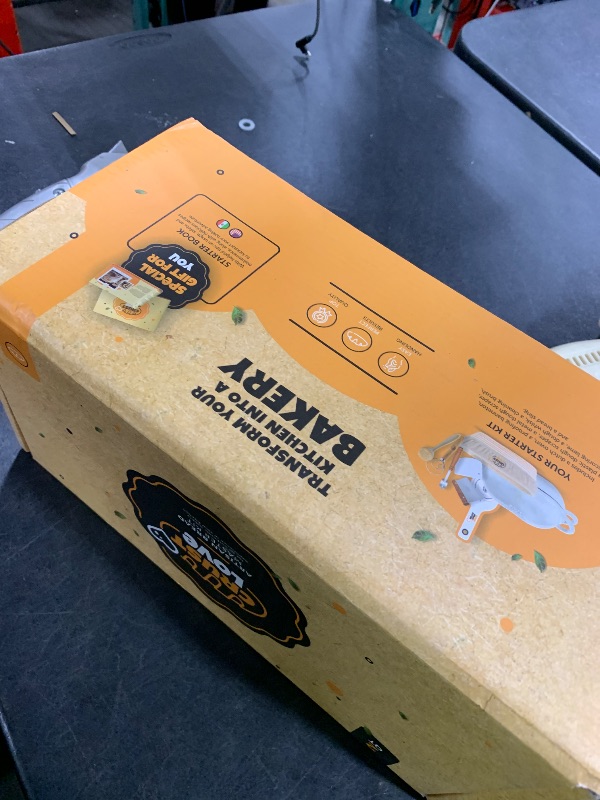 Photo 1 of CRUSTLOVE Loaf Pan for Bread Baking - incl. Sourdough Bread-Baking Supplies like Banneton Bread-Proofing Basket - 2QT Enameled Oval Cast Iron Dutch Oven, Bread-Oven, Sour Dough Bread-Banking-Pan Tools