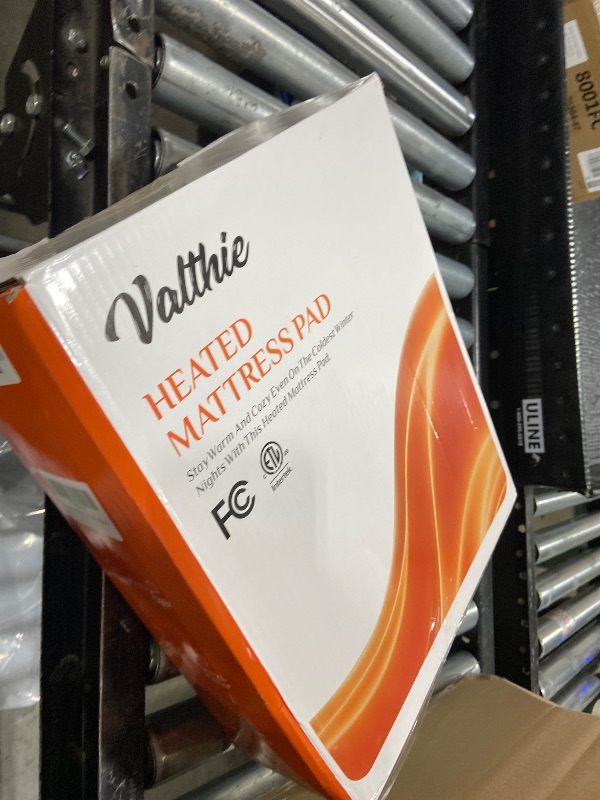 Photo 1 of Heated Mattress Pad Queen Size,Dual Controller Electric Mattress Pad with Preheat Functions,Bed Warmer with 12 Heat Settings & 1-12 Hours Auto Shut Off,Machine Washable(60"x80",White)