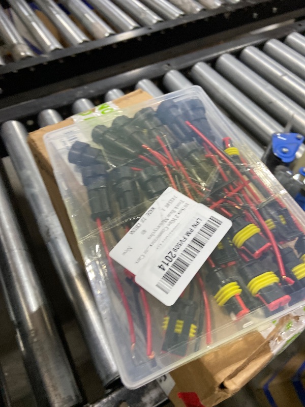 Photo 1 of 10 Sets 2 Wire Connectors Quick Connect, 2 Wire Connector 10 14 18 22awg, Waterproof Pin Wires Plug Connectors for Cars Truck Boat Motorcycles