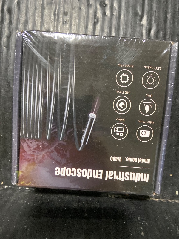 Photo 1 of Endoscope Camera with Light,1920P HD Borescope Tools with 8 Adjustable LED Lights, Endoscope with Semi-Rigid Snake Camera, IP67 Waterproof Inspection Borescope for iOS and Android-16.4ft Dual-Lens