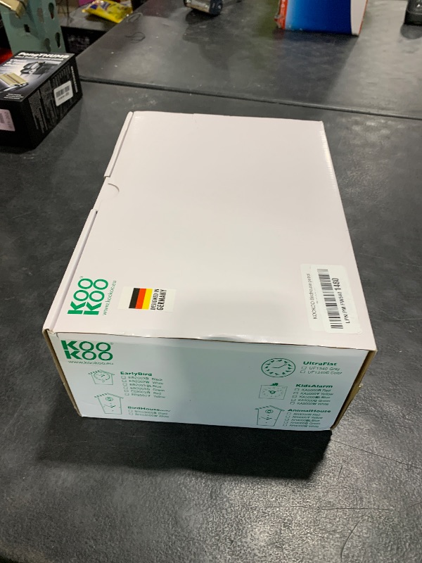 Photo 1 of KOOKOO Birdhouse Petrol Limited Edition, Modern Design Cuckoo Clock with 12 Natural Bird Voices or Cuckoo Call